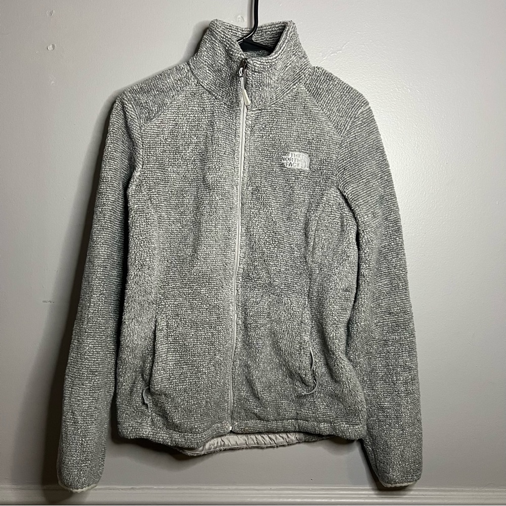 THE NORTH FACE grey fleece jacket